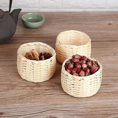 China Bamboo Hand Stored Storage Basket - Universal Storage Box Household Storage Woven Desktop Basket for sale