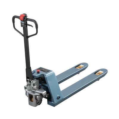 China Royal Semi Electric 1.5t Warehouse Rack Pallet Truck With Lithium Battery for sale