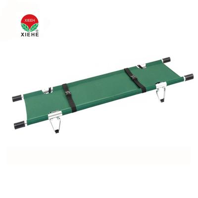 China Hospital Folding Stretcher Folding Emergency Stretcher Folding Military Metal Types for sale