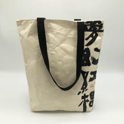 China High quality recycled materials dupont paper bag literary style vintage tyvek lightweight shopping bag for sale