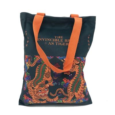 China Recyclable Recyclable Hot Selling Reusable Customized Velvet Shopping Bag Chinese Style for sale