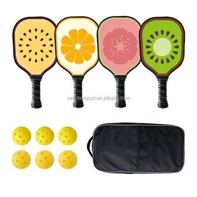 China Lightweight Pickleball Paddle Manufacturers Customized Edgeless Design Pickleball Paddle For Outdoor for sale