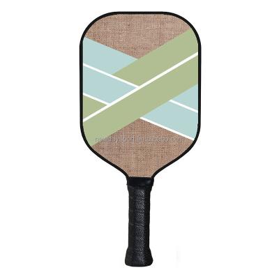 China Lightweight OEM Textured Pickleball Paddle Thermoformed Carbon Fiber Pickleball Paddle 3k Padles for sale