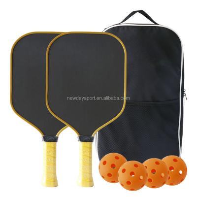 China Wholesale Custom Lightweight USAPA PP Core Approved t700 Carbon Fiber Pickleball Paddle Set Textured Racquets Racquets for sale