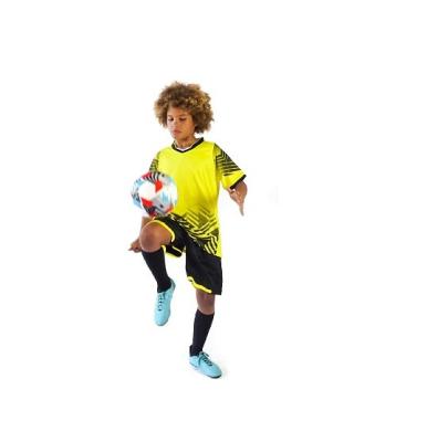 China FREE SAMPLE Boys Soccer Jerseys Breathable Sports Team Training Uniform Age 6-12 Boys and Girls Youth Shirts and Shorts Set Indoor Soccer for sale