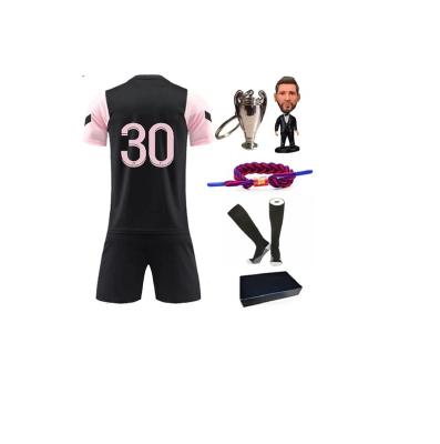 China FREE SAMPLE Breathable Kids Soccer Jersey Youth With Name Soccer Shirt With Dolls And Socks for sale