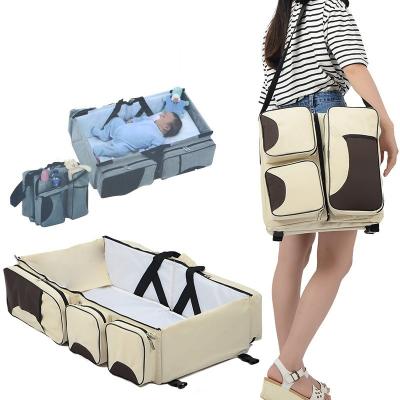 China Multi Purpose Diaper Bag Manufacturer Multi Purpose Diaper Bag FREE SAMPLE Baby Lazy Bed Bag Multi Diaper Bag for sale