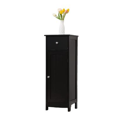 China Modern Bathroom Storage Cabinets With Large Drawers Wooden Freestanding Cabinets With Doors for sale