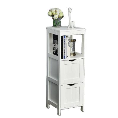 China Space Saver Customized New Brand Modern White Luxury Solid Wood Bathroom Cabinet for sale