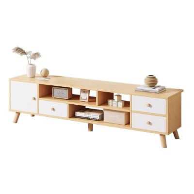 China New Style Oak Luxury Cheap Price Durable Modern Living Room Wooden TV Cabinet Stand for sale