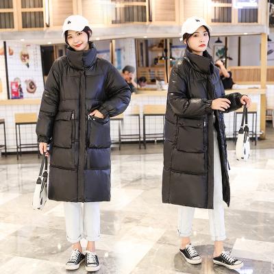 China 2021 Viable Customized Warm Faux Fur Collar Hooded For Ladies Down Long Women Plus Size Jacket And Coat Winter Stripper for sale