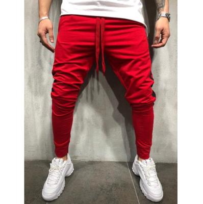 China Hot Selling Anti-static Summer Men's Amazon Pants Solid Color Slim Pants for sale