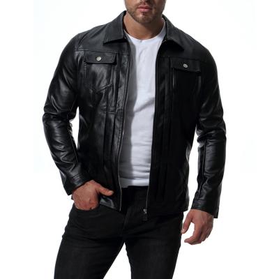 China China Best Quality Apparel Motorcycle Viable Jacket Mens PU Leather Jacket Winter Warm Keeping Jacket for sale