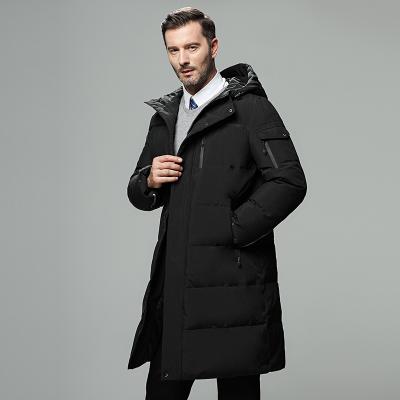 China New Style Custom Viable Winter Men's Oversized Clothing Coat Jacket Black Hood Down Cotton Jacket for sale