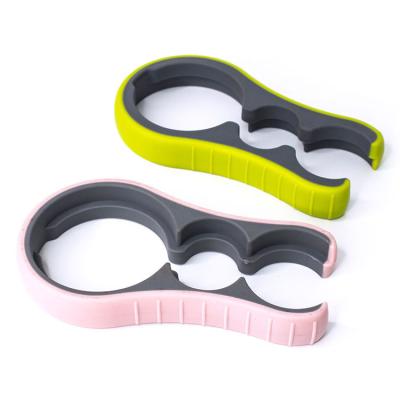 China Viable 3 in 1 Bottle Opener Multifunctional Plastic Kitchen Accessories Bottle Opener Jar Favors Non-Slip Wedding for sale