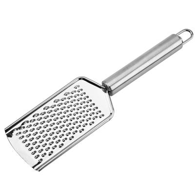 China Stainless Steel Flat Plane Plane Plane Radish Viable Cheese Shredded Ginger Cheese Flat Grater for sale