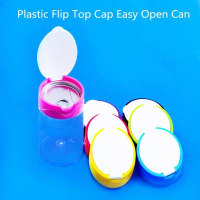 China Candy 250ml PET Food Grade Plastic Bottle With Pop Top Cap for sale