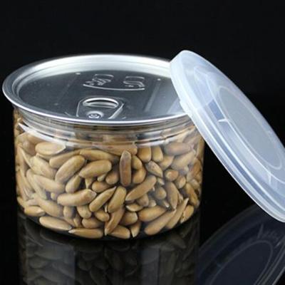 China Candy PET 250ml Plastic Container Food Grade Plastic Jar For Peanut Butter Honey for sale