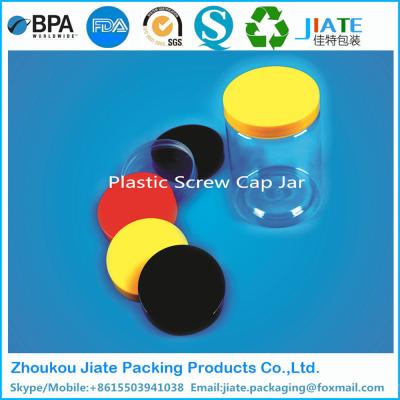 China High Quality Baked Food Grade Plastic Food Grade Jar With Screw Top for sale