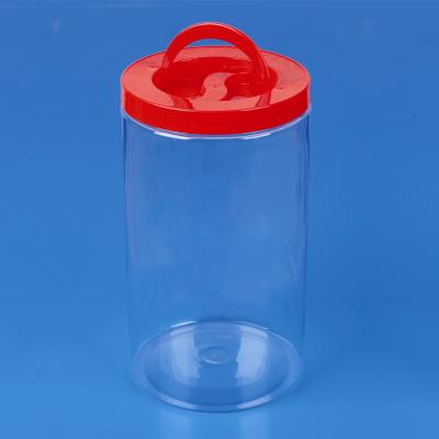 China Wholesale 4200ml Henan Transparent Plastic Large Candy Round Container for sale