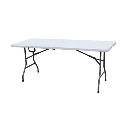 China 2022 Modern Hot Sale Portable Folding 240cm White Plastic Outdoor Picnic Table for sale