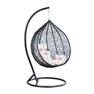 China Super Comfortable Swing Egg Shaped Chairs Yard Balcony Patio Garden Furniture Indoor Outdoor Swing Hanging Egg Chair for sale