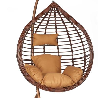 China Good Quality Super Comfortable Wholesale Customize Indoor Rattan Chair Swing Hanging Chair for sale