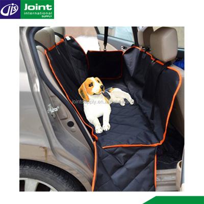 China Waterproof 600D Oxford Dog Car Hammock Dog Car Seat Cover With Side Waves Dog Seat Cover for sale