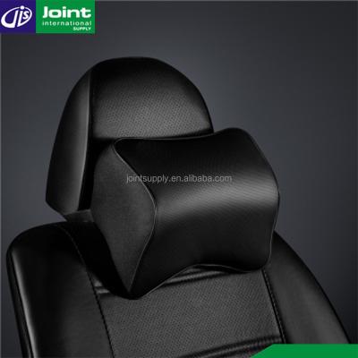 China Leather Memory Foam PVC Car Rest Neck Pillow for sale