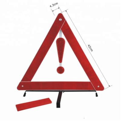 China GPPS+HIPS Roadside Car Emergency Kit Folding Barrier Safety Warning Triangle for sale