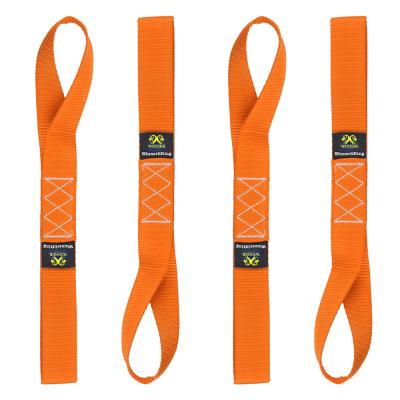 China High Tensile Polyester Polyester Webbing With Two Ends Buckles Tie Down Soft Buckle for sale