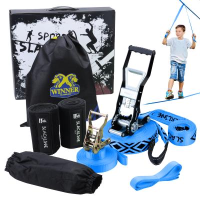 China Custom Printed Game Outdoor/Exercise Slackline Kit For Out Door Balance for sale