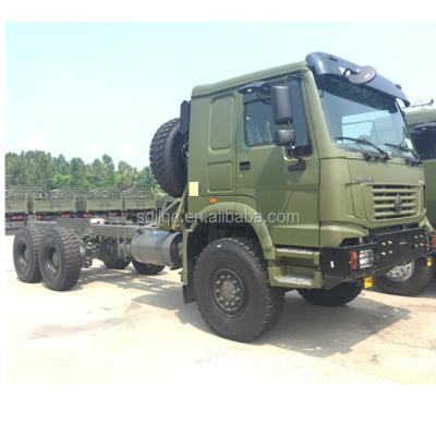 China Brand new sinotruk howo 6x6 dump truck chassis for sale > 8L for sale