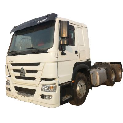 China Hot and Cheap Price Sinotruk Used Tractor Truck Trailer Head HOWO 6X4 371HP 10wheels 5700x2500x3850mm for sale