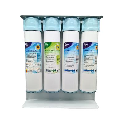 China Household 4 Stages Flow Water Filter System Direct Water Purifier Machine Water Purifier for sale