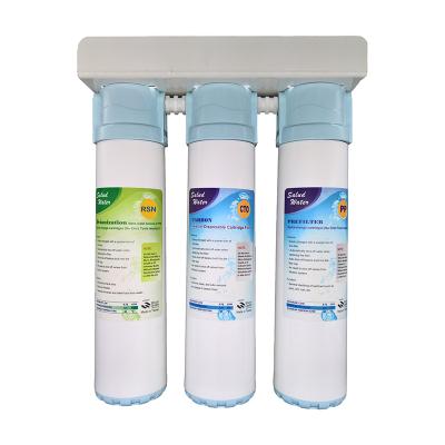 China Wall Mounted Household Quick Change Twist In Mineral Water Purifier for sale