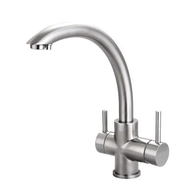 China Modern kitchen faucet for reverse osmosis water and hot and cold water for sale