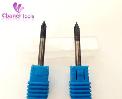 China Tungsten Carbide Spot Drills with diamond coating for glass fiber for sale