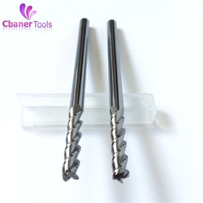 China Solid carbide end mills for cutting Aluminum Alloy for sale