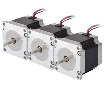 China Cheap NEMA 23 Stepper Motor 56mm 2 Phase 1.8 Degree Hybrid Miniature Stepper Motors 57*57*56mm for sale