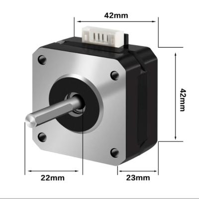 China 3D Printer Factory Direct High Torque 1.8 Degree Hybrid Bipolar NEMA 17 Stepper Motor For 3d Printer And Engraving Machine for sale