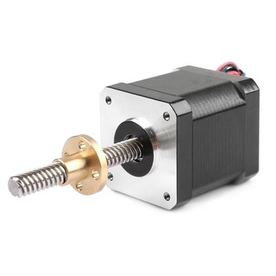 China Factory Direct Price 3D Printer Linear 3D Printer Stepper Motor Lead Screw Stepper Motor 2 Phase For Sale for sale