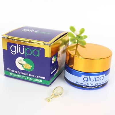 China Whitening Collagen Glupa Private Label Gluta Moisturizer Anti Wrinkle Facial Line Face Whitening Cream 50g for sale