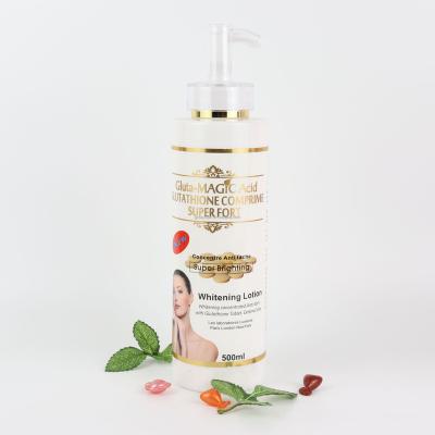 China OEM Gluta Magic Acid Organic Herbal Extract Whitening Concentrated Daily Moisturizing Body Whitening Lotion for sale