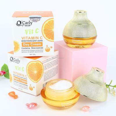 China O'Carly Skincare Anti Aging Day and Night Cream Whitening Anti Aging Moisturizer Organic Vitamin C Cream Set for Black Skin for sale