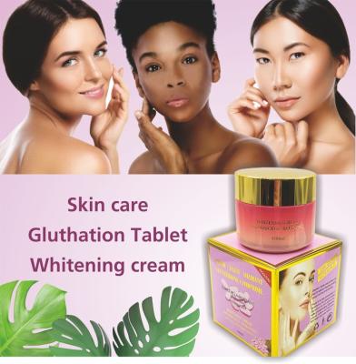 China 24K Gold Vitamin E Anti Aging Face Cream Super Brightening Diamond Glutatio Compress Freckle Removing Whitening Cream for sale