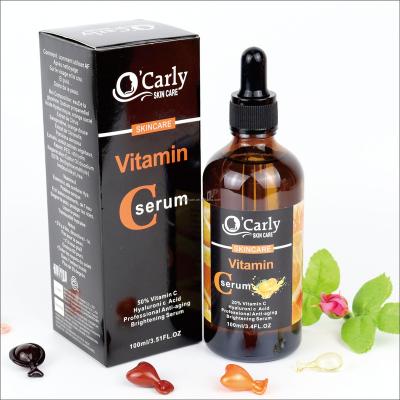 China O'Carly 120ml Professional Brightening Vitamin C Hyaluronic Acid Face Anti Aging Whitening Serum Moisturizer for sale