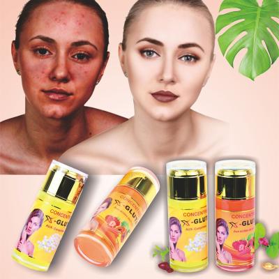 China OEM 120ml Lemon Natural Organic Acid Vitamin Fruit Serum Moisturizer Gluta Face Anti Aging Whitening Serum for sale