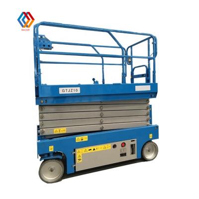 China Hydraulic Type Work Platform Aerial Electric Lift Construction Scissor Lifts Self Propelled Electric Scissor Lift Scaffolding for sale