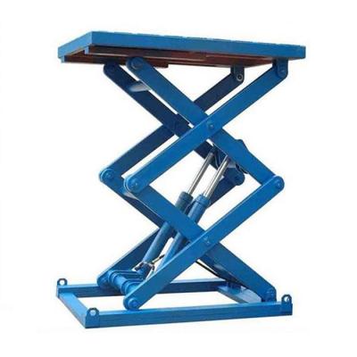 China Widely 500 Kg Outdoor Hydraulic Stationary Cargo Lift Platform Scissor Lift Platform for sale